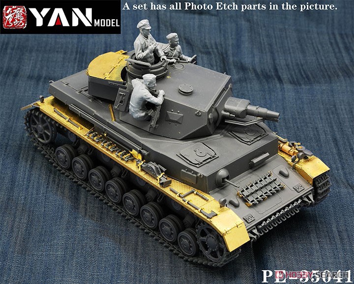 Photo-Etched Parts for Pz.Kpfw.IV Ausf.F (for Tamiya 35374) (Plastic model) Other picture2