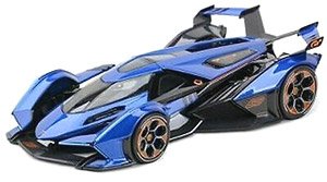 Lamborghini V12 Vision Gran Turismo Blue (Diecast Car)