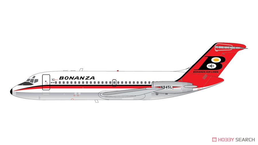 DC-9-11 ボナンザ航空 N945L (polished belly) (完成品飛行機) その他の画像1