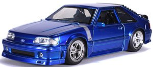 1989 フォード マスタング GT キャンディブルー (ミニカー)