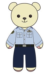 Kumamate Detective Conan (Anime Ver) Rei Furuya (Police academy uniform Police Academy Uniformer.) (Anime Toy)