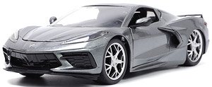 2020 コルベット スティングレー シルバー (ミニカー)