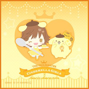 The Idolm@ster Cinderella Girls Mini Towel Sanrio Characters Mio Honda (Anime Toy)