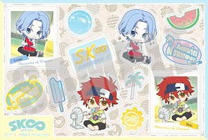 SK∞ エスケーエイト ウォールステッカー 喜屋武暦&馳河ランガ 夏の思い出 Ver. (キャラクターグッズ)