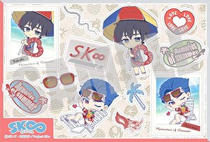 SK8 the Infinity Wall Sticker Ainosuke Shindo & Tadashi Kikuchi Summer Memory Ver. (Anime Toy)