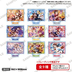 Love Live! School Idol Festival All Stars Trading Acrylic Stand muse (Set of 9) (Anime Toy)