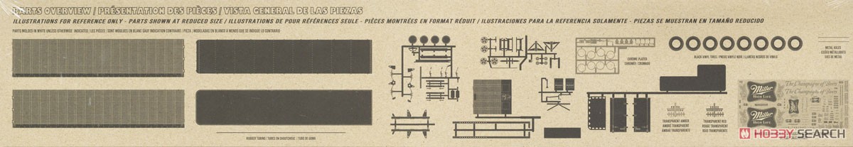 Fruehauf 40ft Semi Trailer `Miller Beer` (Model Car) Assembly guide1