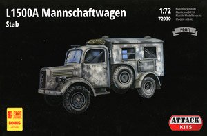 WW.II ドイツ L1500A 4x4トラック 司令部輸送車 (プラモデル)