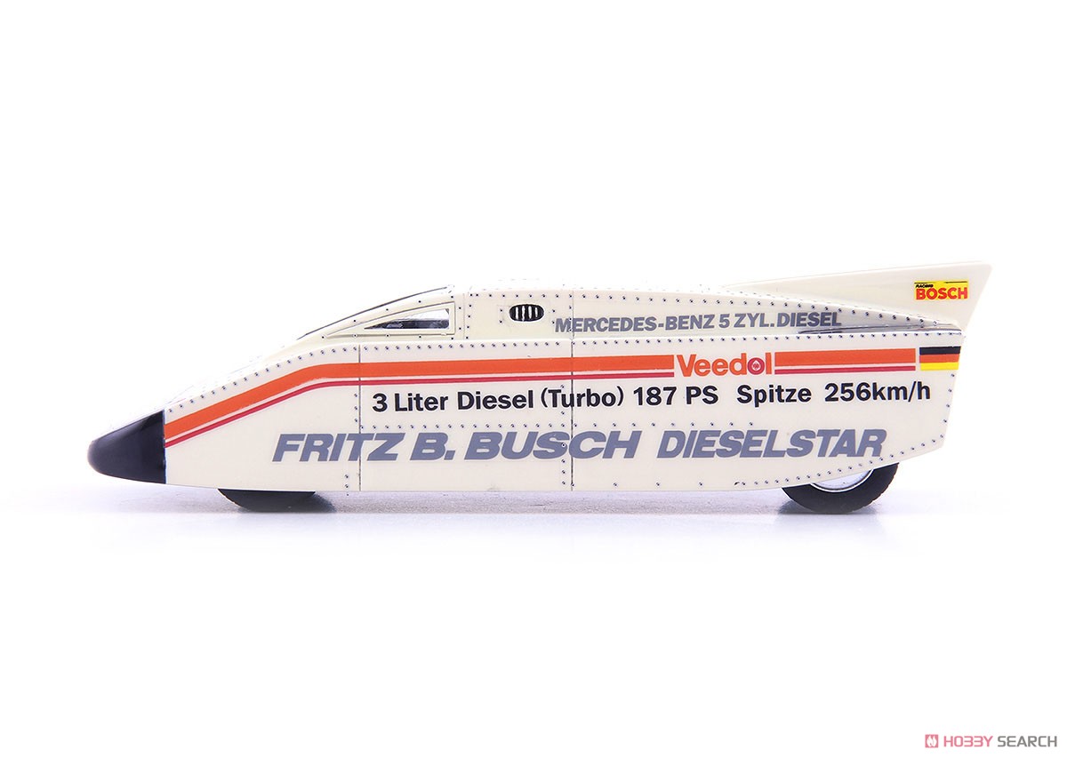 フリッツ B.ブッシュ メルセデス・ベンツ ディーゼルスター 1975 ホワイト (ミニカー) 商品画像3