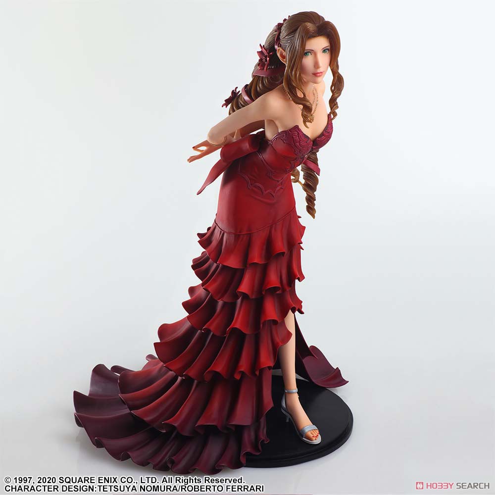 Final Fantasy VII Remake Static Arts Aerith Gainsborough -Dress Ver.- (PVC Figure) Item picture1