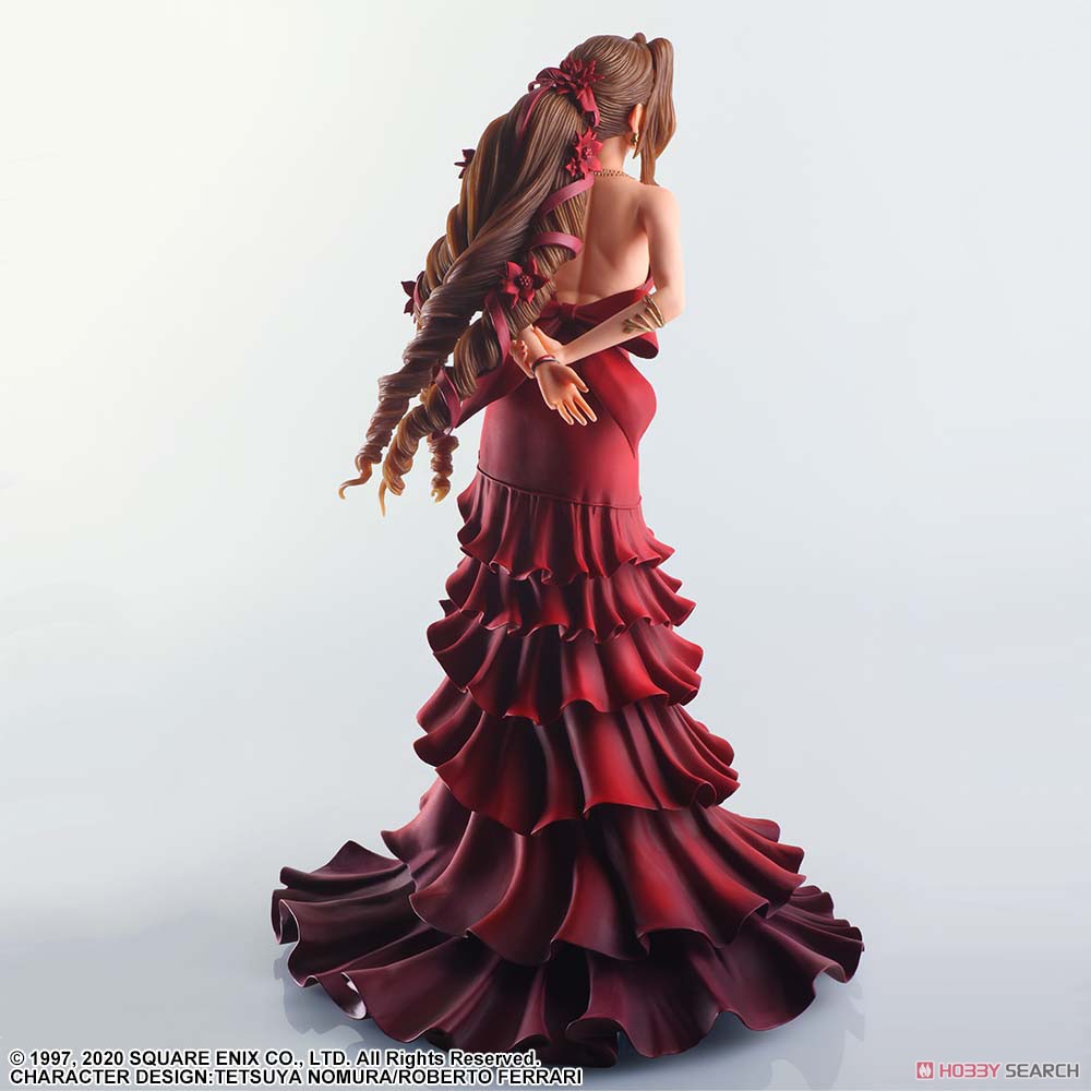 Final Fantasy VII Remake Static Arts Aerith Gainsborough -Dress Ver.- (PVC Figure) Item picture3