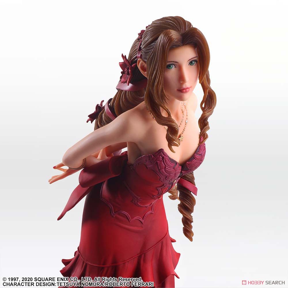 Final Fantasy VII Remake Static Arts Aerith Gainsborough -Dress Ver.- (PVC Figure) Item picture4