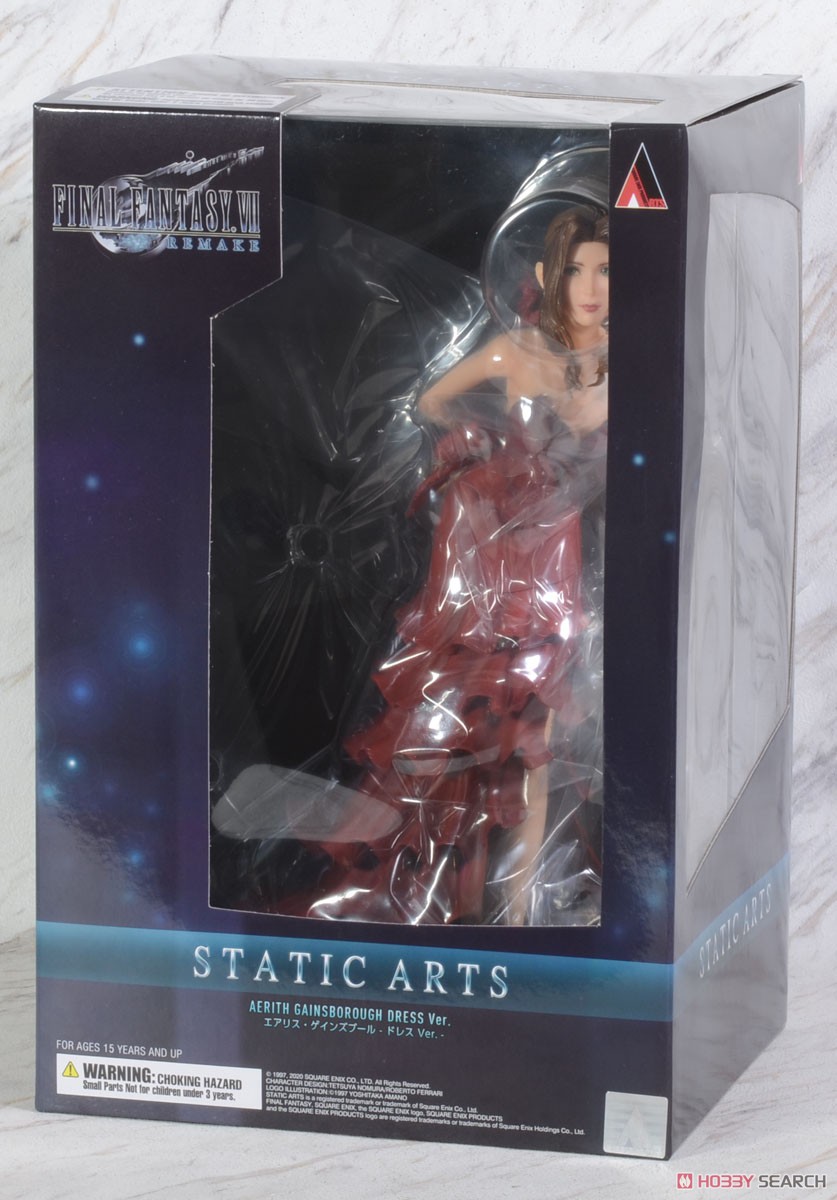 Final Fantasy VII Remake Static Arts Aerith Gainsborough -Dress Ver.- (PVC Figure) Package1
