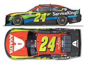 William Byron 2021 Axalta/Service King Chevrolet Camaro NASCAR 2021 (Diecast Car)