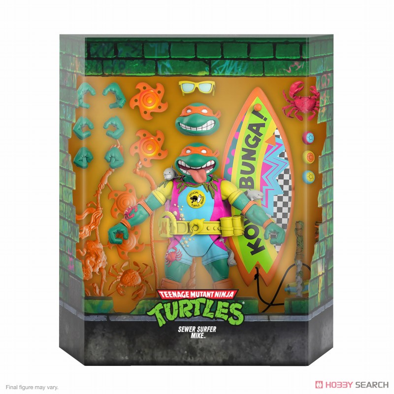 ティーンエイジ・ミュータント・ニンジャ・タートルズ TMNT wave 6/ 下水サーファー ミケランジェロ アルティメイト 7インチ アクションフィギュア (完成品) その他の画像2