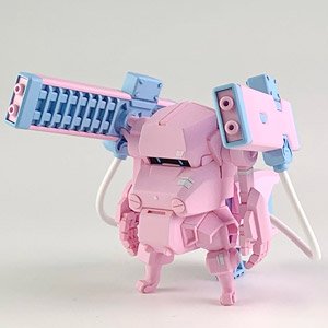 Choipla Rallgun [w/Nacchin] Cyclamen Pink (Plastic model)