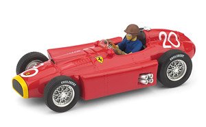 Ferrari D50 G.P.Montecarlo 1956 2nd Juan Manuel Fangio #20 w/Driver Figure (Diecast Car)