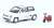 Honda シティ ターボII ホワイト モトコンポ レッド 付属 (ミニカー) 商品画像1