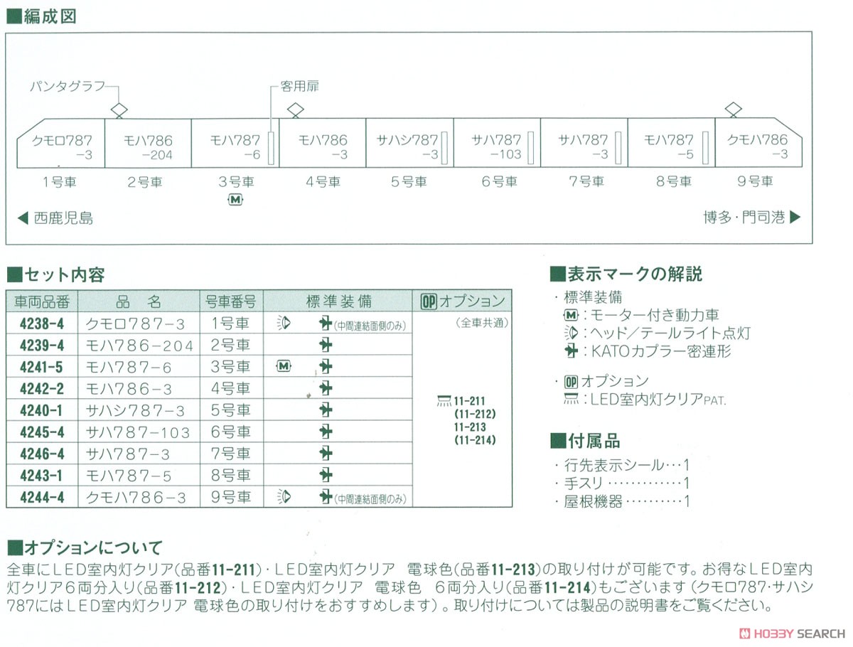 Series 787 `Tsubame` Nine Car Set (9-Car Set) (Model Train) About item2