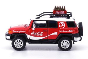 Tiny City Toyota 2015 FJ Cruiser, Coca-Cola (Right Hand Drive) (Diecast Car)