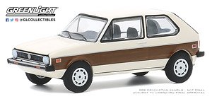 Club V-Dub #11 1977 フォルクスワーゲン ラビット ホワイト/ウッディパネル (ミニカー)