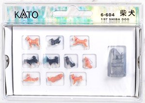 Figuanimal Japanese Animal 1/87 Shiba Dog (11 Pieces) (Model Train)