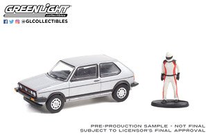 The Hobby Shop #11 1976 フォルクスワーゲン ゴルフ Mk1 GTI シルバー with レースカードライバー (ミニカー)