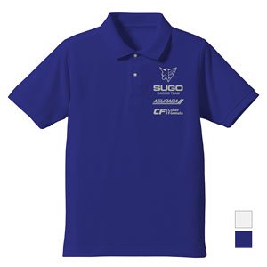 新世紀GPXサイバーフォーミュラ スゴウアスラーダ ポロシャツ ROYAL BLUE M (キャラクターグッズ)