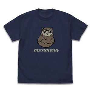 Love Live! Superstar!! Manmaru Hand Drawn Style T-Shirt Indigo XL (Anime Toy)