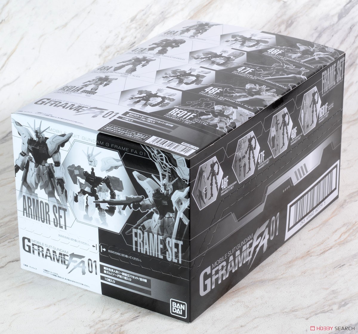 Mobile Suit Gundam G Frame FA 01 (Set of 10) (Shokugan) Package1
