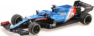 アルピーヌ F1 チーム A521 フェルナンド・アロンソ ハンガリーGP 2021 (ミニカー)