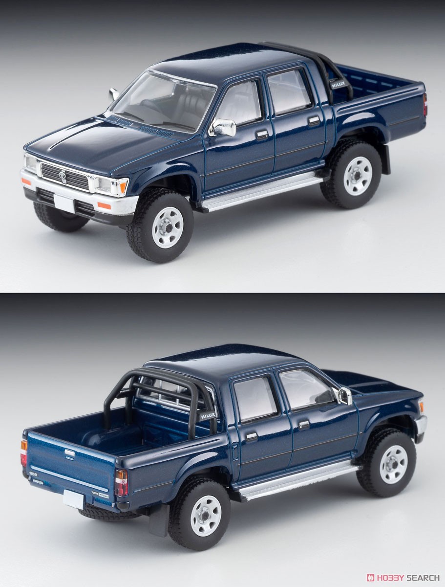 TLV-N255a トヨタ ハイラックス 4WD ピックアップ ダブルキャブ SSR (紺) 95年式 (ミニカー) 商品画像1