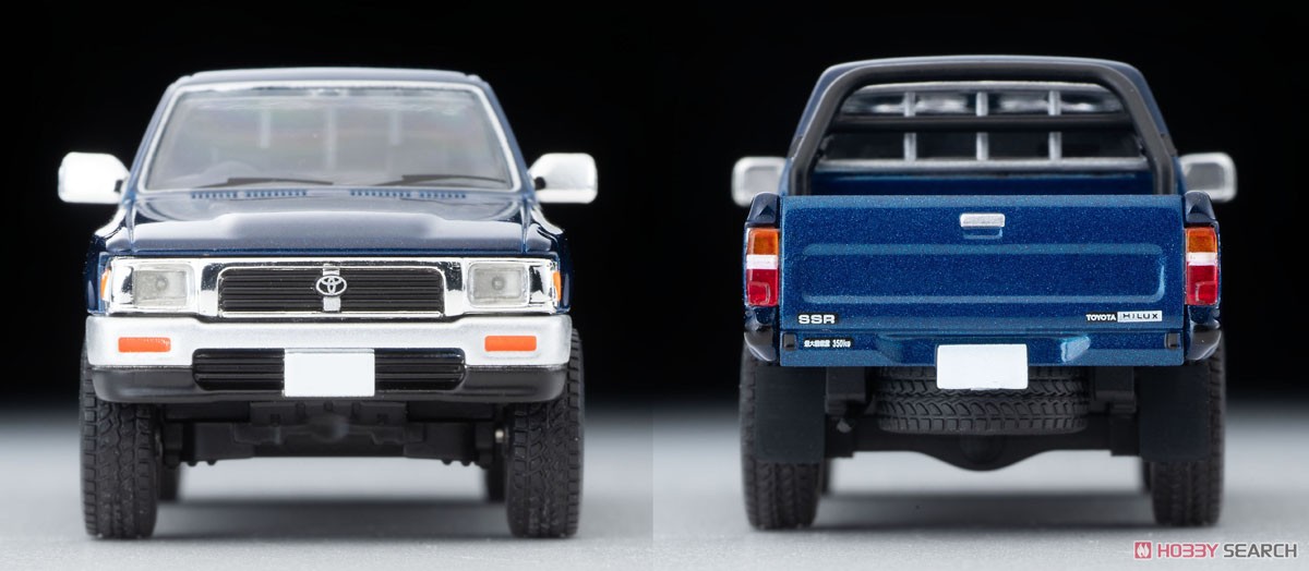 TLV-N255a トヨタ ハイラックス 4WD ピックアップ ダブルキャブ SSR (紺) 95年式 (ミニカー) 商品画像3