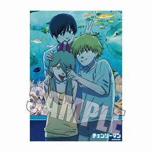 Bathroom Poster Chainsaw Man Hayakawa Family (Denji & Aki & Power) (Anime Toy)