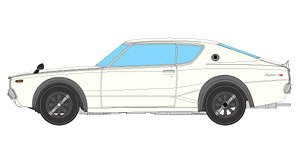 Nissan Skyline 2000 GT-R (KPGC110) 1973 (RS watanabe 8 spork) White (Diecast Car)