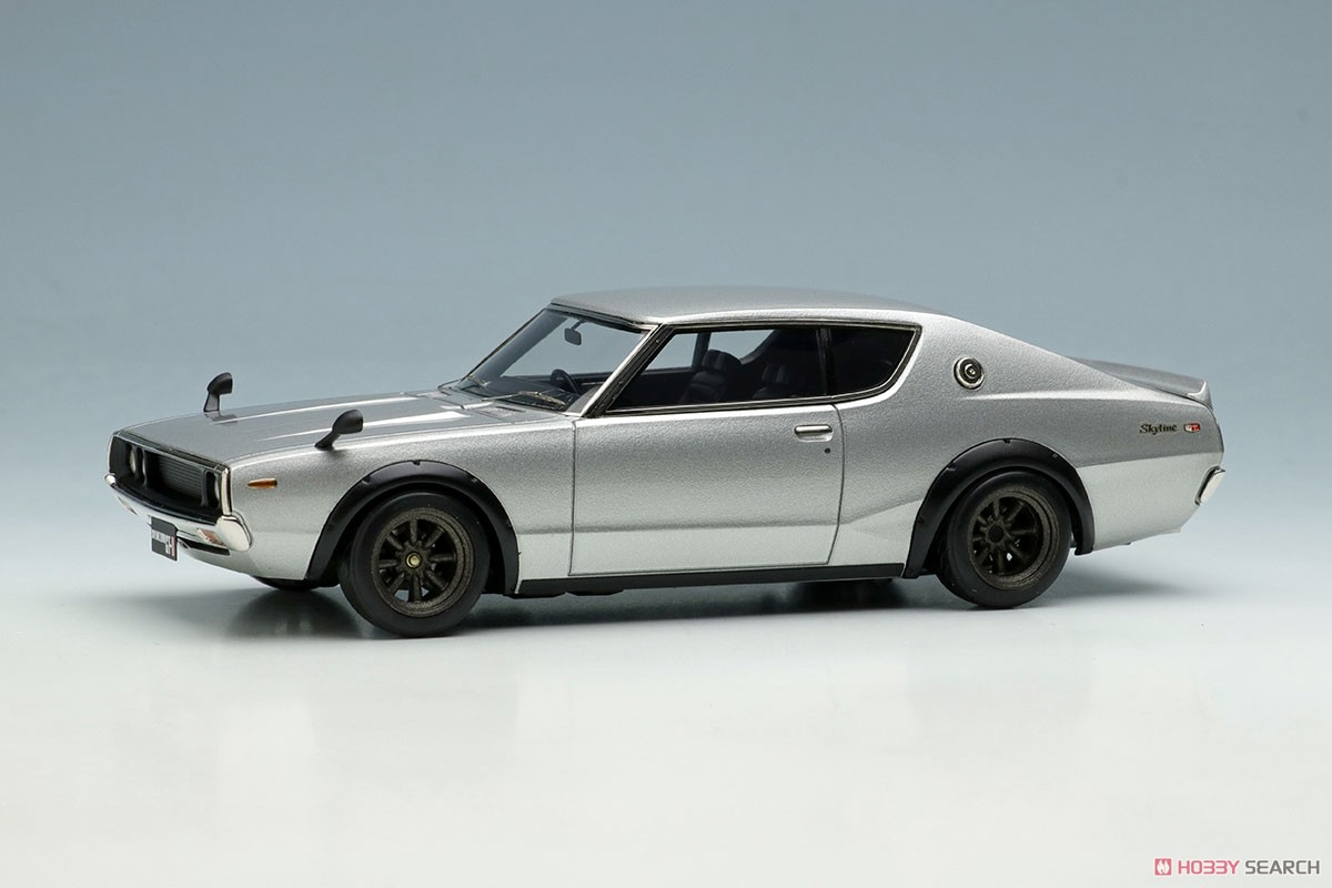 Nissan Skyline 2000 GT-R (KPGC110) 1973 (RS watanabe 8 spork) シルバー (ミニカー) 商品画像1