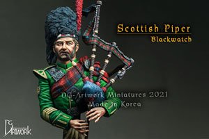 Scottish Piper Blackwatch (Plastic model)