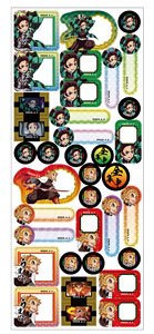 Demon Slayer: Kimetsu no Yaiba Schedule Sticker E (Anime Toy)