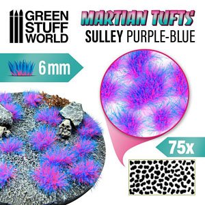 Martian Fluor Tufts - Sully Purple-Blue (Material)