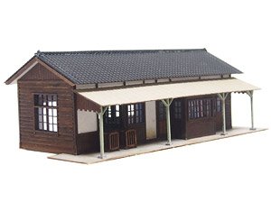 16番(HO) 木造駅舎 (1号標準駅舎) (組み立てキット) (鉄道模型)