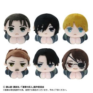 Attack on Titan Hug Character Collection (Set of 6) (Anime Toy)