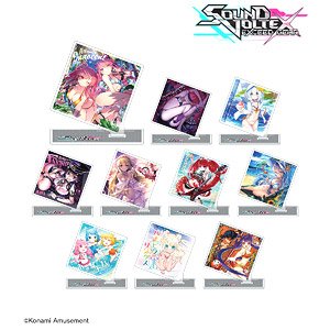 Sound Voltex Exceed Gear Trading Acrylic Stand (Set of 10) (Anime Toy)