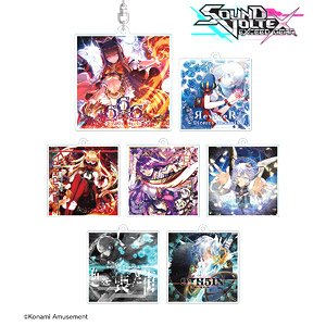 Sound Voltex Exceed Gear Trading Acrylic Key Ring (Set of 7) (Anime Toy)