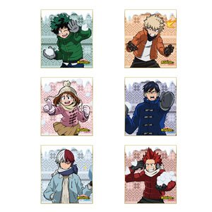 My Hero Academia Mini Colored Paper Collection Snowball Fight (Set of 6) (Anime Toy)