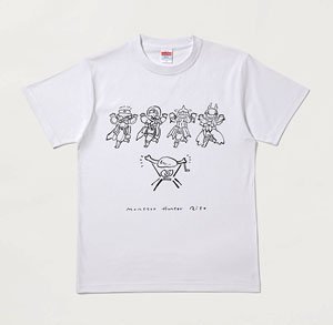 モンスターハンターライズ Line Art Tシャツ 愉快なハンター S (キャラクターグッズ)