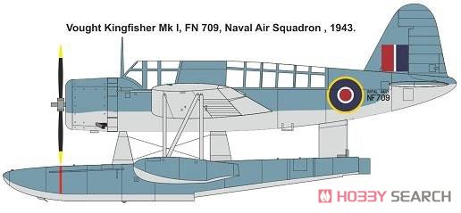 ヴォート キングフィッシャー Mk.I (プラモデル) 塗装1