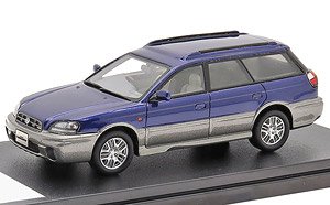 SUBARU LEGACY Lancaster 6 (2001) ノーティックブルー・マイカ/クオーツグレー・オパール (ミニカー)