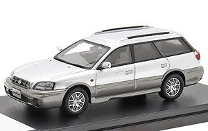 SUBARU LEGACY Lancaster 6 (2001) プレミアムシルバー・メタリック/クオーツグレー・オパール (ミニカー)