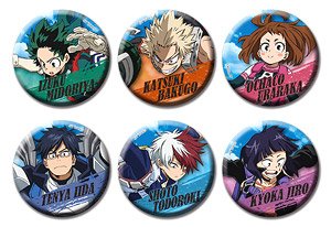 My Hero Academia Trading Can Badge (Sky Mission) (Set of 6) (Anime Toy)