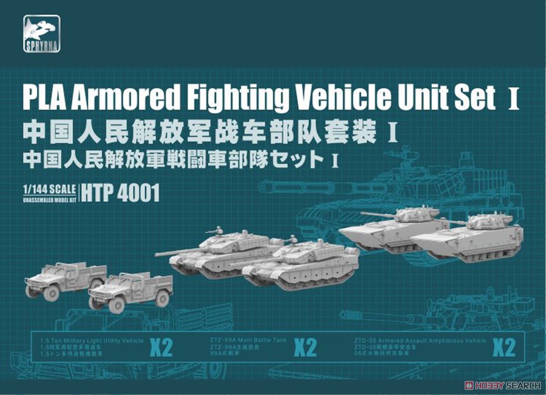 中国人民解放軍 装甲戦闘車両部隊セット 1 (プラモデル) その他の画像1